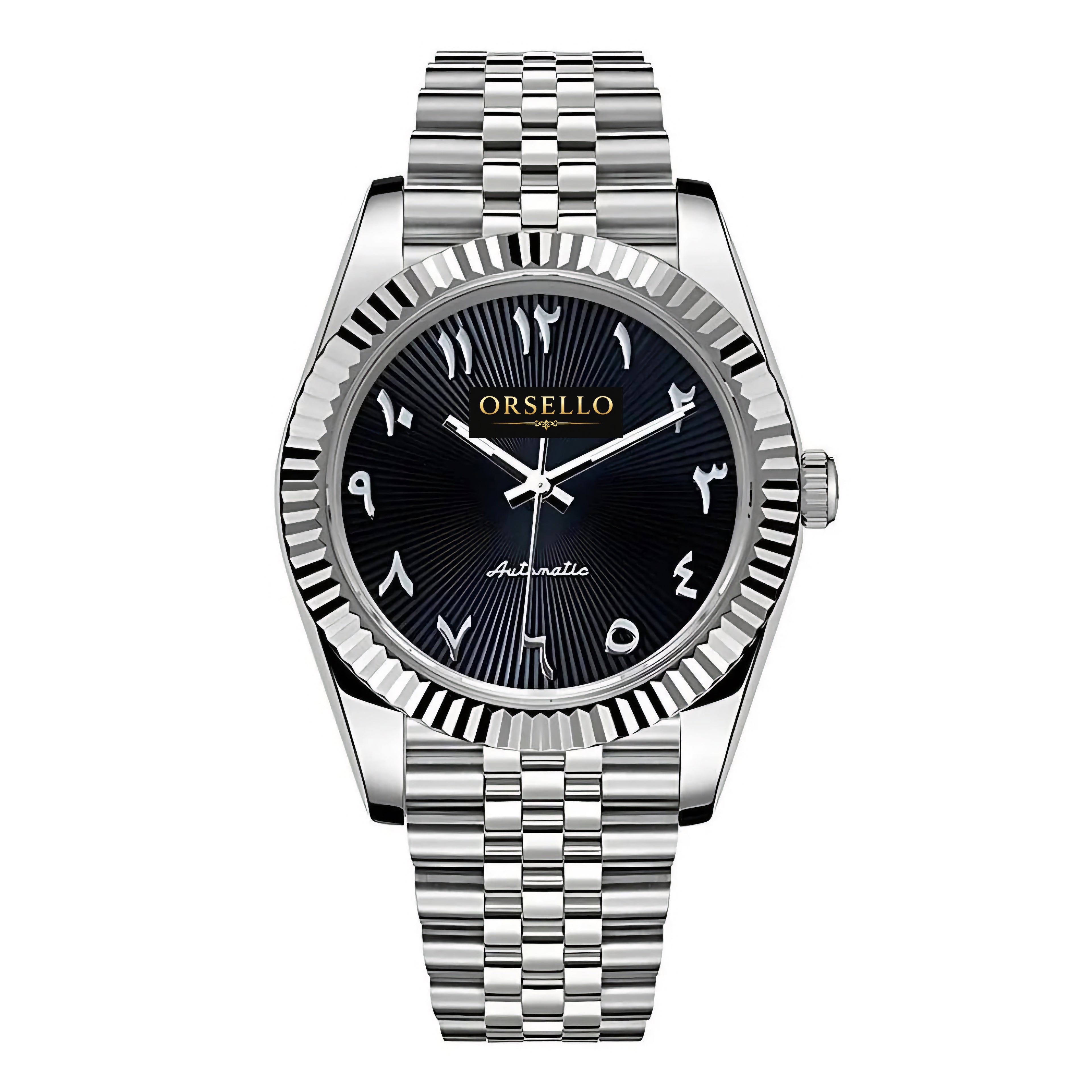 CLASSIC DATE | Black Textured Arabic