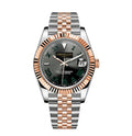 CLASSIC DATE | Slate Roman Two-Tone