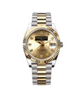 CLASSIC DATE | Two-Tone Gem Gold