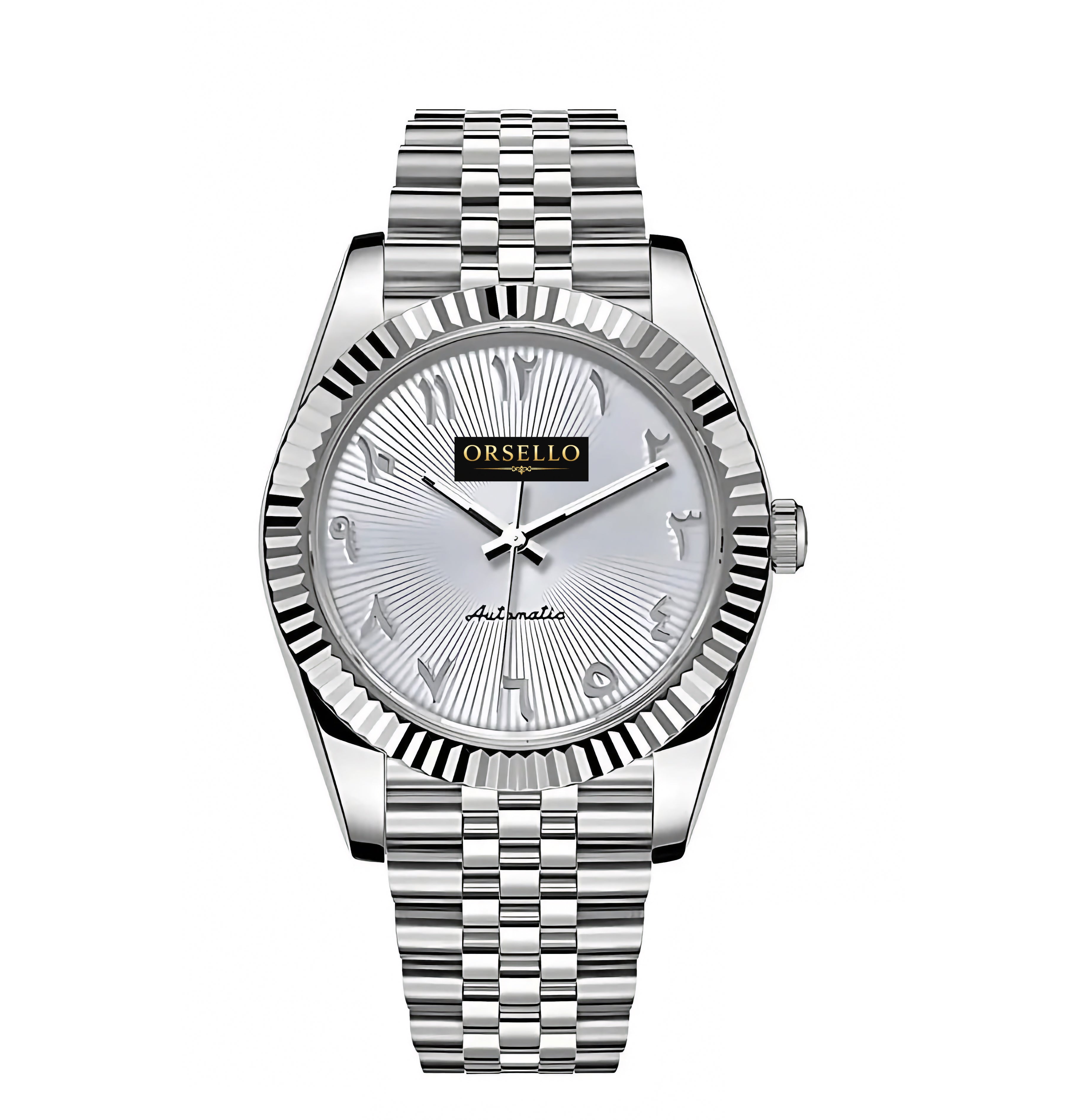 CLASSIC DATE | White Textured Arabic